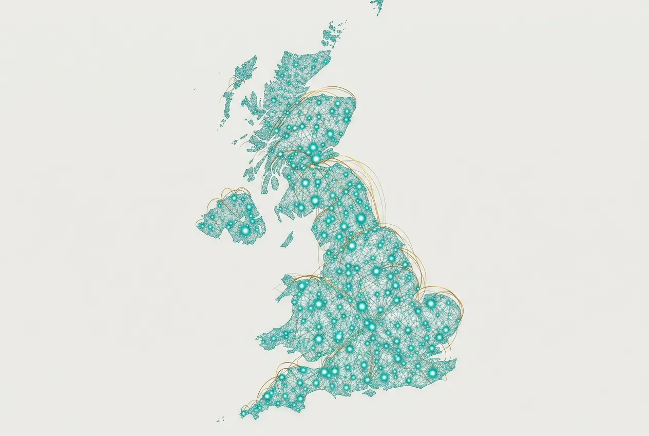 Map indicating EOT advisory coverage including Birmingham and the wider UK