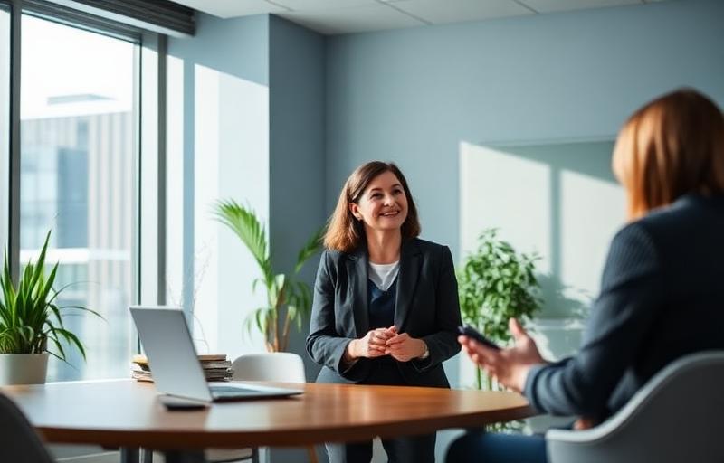 Advisory team welcoming accountants for a professional discussion