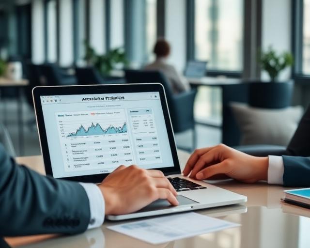 Financial adviser analysing cash flow and affordability projections