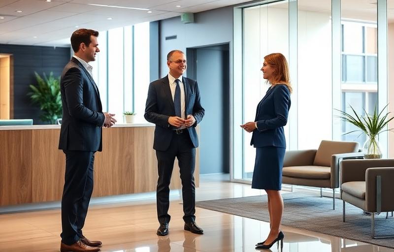 Advisory team welcoming a client for a trustee governance consultation