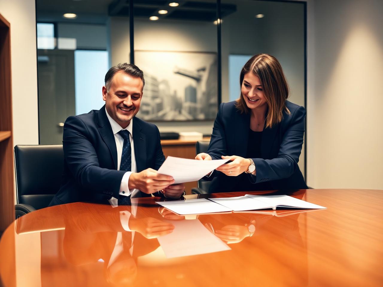 Professional advisers collaborating on an employee ownership partnership programme